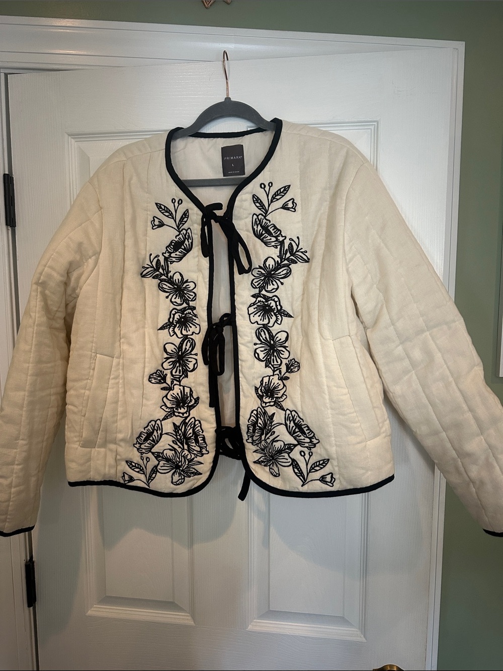 Quilted floral jacket